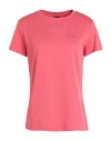 Hugo Boss Cotton-jersey Slim-fit T-shirt With Logo Detail In Strawberry