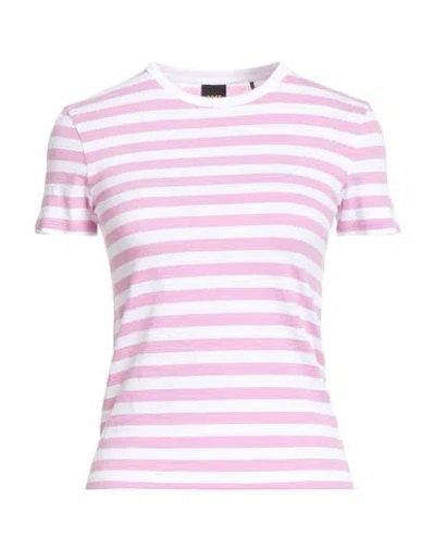 Hugo Boss Boss Woman T-shirt Lilac Size Xs Cotton In Purple