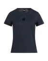 Hugo Boss Boss Woman T-shirt Navy Size S Cotton In Blue