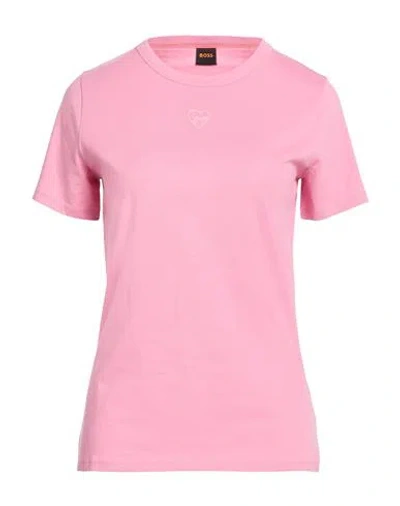 Hugo Boss Boss Woman T-shirt Pink Size S Cotton
