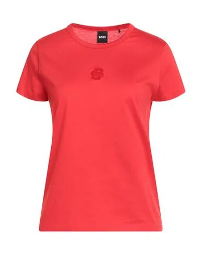 Hugo Boss Boss Woman T-shirt Red Size S Cotton