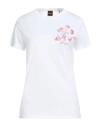 Hugo Boss Boss Woman T-shirt White Size L Cotton In White