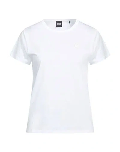 Hugo Boss Boss Woman T-shirt White Size S Cotton