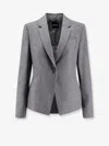 Hugo Boss Tailored Jacket Featuring Structured Shoulders In Multi
