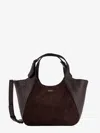 Hugo Boss Boss Women Suede And Leather Shoulder Bag In Multi