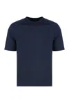 Hugo Boss Boss Wool Blend T-shirt In Blue
