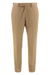 Hugo Boss Boss Wool Blend Trousers In Neutral