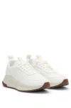 Hugo Boss Boss X Acbc Trainers With Speckled Effect In White