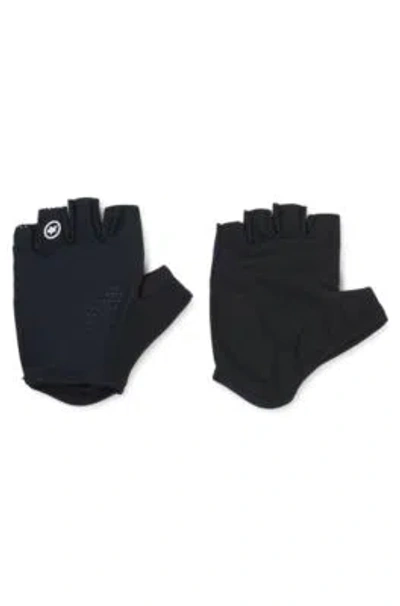 Hugo Boss Boss X Assos Fingerless Cycling Gloves With Padded Palm In Black
