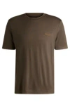 Hugo Boss Boss X Aston Martin T-shirt In Merino-wool Jersey In Khaki