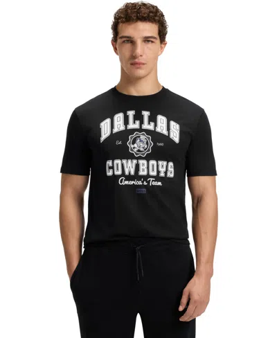 Hugo Boss Boss X Dallas Cowboys Relaxed Fit Logo T-shirt In Black