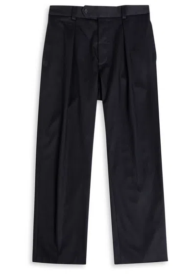 Hugo Boss Boss X David Beckham Stretch-cotton Trousers In Blue