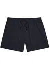 Hugo Boss Boss X David Beckham Stretch-shell Swim Shorts In Blue
