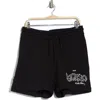 Hugo Boss Boss X Keith Haring French Terry Shorts In Black