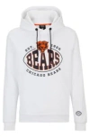 Hugo Boss Boss X Nfl Cotton-blend Hoodie With Collaborative Branding In Bears
