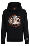 Hugo Boss Boss X Nfl Touchback Graphic Hoodie In Broncos