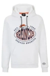 Hugo Boss X Nfl Broncos Touchback Graphic Hoodie In Broncos