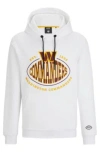 Hugo Boss Boss X Nfl Touchback Graphic Hoodie In Commanders