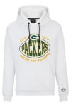 Hugo Boss Boss X Nfl Cotton-blend Hoodie With Collaborative Branding In Packers