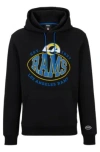 Hugo Boss Boss X Nfl Touchback Graphic Hoodie In Rams