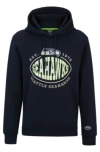 Hugo Boss Boss X Nfl Touchback Graphic Hoodie In Seahawks