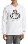 Hugo Boss Boss X Nfl Crewneck Sweatshirt In Las Vegas Raiders White
