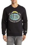 Hugo Boss Boss X Nfl Crewneck Sweatshirt In Los Angeles Chargers Black