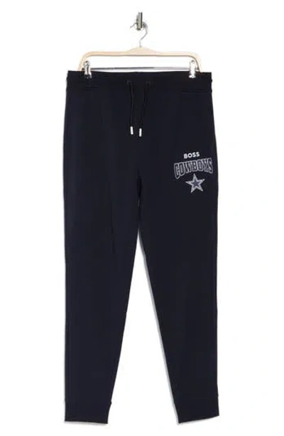 Hugo Boss Boss X Nfl Dallas Cowboys Sweatpants In Dark Blue