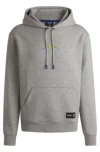 Hugo Boss Boss X Nfl Interlock Hoodie With Special Branding In Chargers