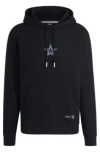Hugo Boss Boss X Nfl Interlock Hoodie With Special Branding In Cowboys
