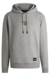 Hugo Boss Boss X Nfl Interlock Hoodie With Special Branding In Jaguars