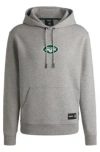 Hugo Boss Boss X Nfl Woodson Graphic Hoodie In New York Jets