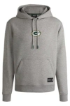 Hugo Boss Boss X Nfl Interlock Hoodie With Special Branding In Packers