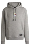 Hugo Boss Boss X Nfl Interlock Hoodie With Special Branding In Steelers
