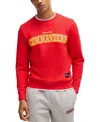 Hugo Boss Boss X Nfl Regular-fit Sweatshirt With Special Branding In Commanders