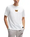 Hugo Boss Boss X Nfl Stretch Cotton Graphic T-shirt In Natural