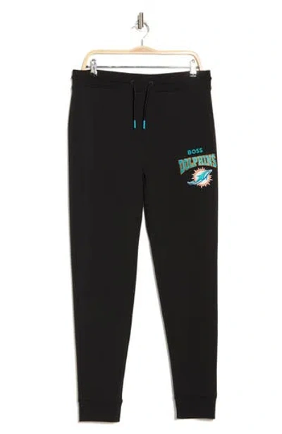 Hugo Boss Boss X Nfl Miami Dolphins Sweatpants In Black