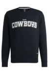Hugo Boss Boss X Nfl Regular-fit Sweatshirt With Special Branding In Cowboys