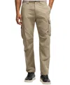 Hugo Boss Boss X Nfl Relaxed-fit Cargo Trousers With Special Branding In Light,pastel Brown