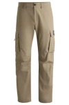 Hugo Boss Boss X Nfl Relaxed-fit Cargo Trousers With Special Branding In Nfl Generic