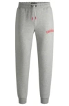 Hugo Boss Boss X Nfl Signature-tape Tracksuit Bottoms With Special Branding In 49ers