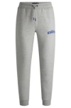 Hugo Boss Boss X Nfl Signature-tape Tracksuit Bottoms With Special Branding In Giants