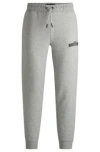 Hugo Boss Boss X Nfl Signature-tape Tracksuit Bottoms With Special Branding In Raiders