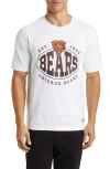 Hugo Boss Boss X Nfl Stretch Cotton Graphic T-shirt In Chicago Bears White