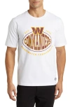Hugo Boss Boss X Nfl Stretch Cotton Graphic T-shirt In Washington Commanders White