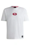Hugo Boss Boss X Nfl Stretch Cotton Graphic T-shirt In 49ers