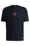 Hugo Boss X Nfl Stretch-cotton T-shirt With Special Branding In Multi