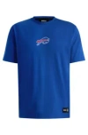 Hugo Boss Boss X Nfl Stretch-cotton T-shirt With Special Branding In Bills