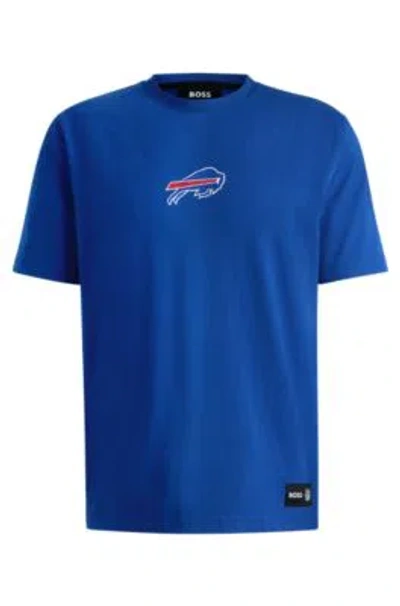 HUGO BOSS BOSS X NFL STRETCH-COTTON T-SHIRT WITH SPECIAL BRANDING