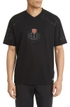 Hugo Boss Boss X Nfl Tackle Graphic T-shirt In Chicago Bears Black